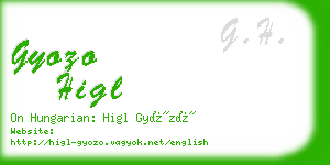 gyozo higl business card